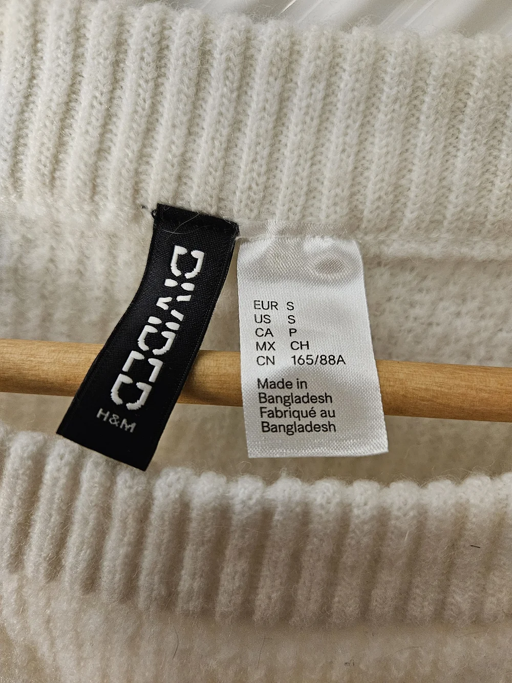 H&M Cream Crewneck Sweater